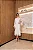 Vestido Mídi Off White em Renda Premium com Aplicação de Guipir Renata - Imagem 7
