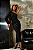 Vestido Midi Preto Um Ombro Só em Malha Power com Laço Maxi Removível Bianca - Imagem 2