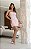 Vestido Curto Alfaiataria Estilo Corset Rosa Blush Babi - Imagem 2