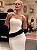 Conjunto Mídi Bicolor Preto e Off-White Tomara que Caia Chanel - Imagem 2