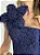 Vestido Midi Azul Marinho em Renda Mada - Imagem 4