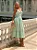 Vestido Midi De Renda Mint Blossom Com Broche - Imagem 1
