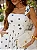 Vestido Mídi Bordado Off-White com Azul-Marinho Jasmine - Imagem 2