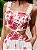 Vestido Mídi Off-White com Vermelho e Recorte Cut Out Diane - Imagem 2