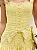 Vestido Curto em Linho Misto Amarelo Manteiga com Renda Guipir Sol - Imagem 2