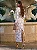 Vestido Mídi em Renda Floral Off-White com Forro Nude e Mangas Longas Briane - Imagem 5