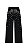 Calça Sarja Wide Leg Preta Jewellery com Bordado Manual de Pedrarias - Imagem 4