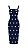 Vestido Mídi em Crepe Azul Marinho com Pedrarias Joana - Imagem 4