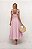 Vestido Midi Rosa Gode Alfaiataria Premium com Flores 3D - Imagem 2