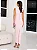 Vestido Midi Rosa Candy em Crepe com Bordado em Pedrarias Liana - Imagem 3