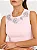 Vestido Midi Rosa Candy em Crepe com Bordado em Pedrarias Liana - Imagem 2