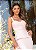 Conjunto Saia Midi e Blusa Rosa Candy em Crepe com Ilhós Nat - Imagem 2