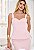 Conjunto Saia Midi e Blusa Rosa Candy em Crepe com Ilhós Nat - Imagem 4