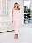 Conjunto Saia Midi e Blusa Rosa Candy em Crepe com Ilhós Nat - Imagem 3