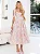 Vestido Mid em Laise Estampado com Alças de Laço Tamara - Imagem 1