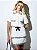 Conjunto Off-White em Crepe com Bordado Manual em Pedrarias | Cacau - Imagem 4