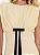 Vestido Midi Amarelo Manteiga com Ombreiras e Broche de Laço | Sam - Imagem 4
