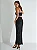 Vestido Midi Tule Bordado Preto com Pedrarias | Renata - Imagem 3