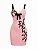 Vestido Curto Rosa Chá com Pedrarias e Veludo Preto | Nelly - Imagem 3
