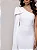 Vestido Longo Branco Sereia com Capa | Milena - Imagem 5