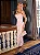 Vestido Rosa Midi Bordado Pedras| Camile - Imagem 3