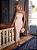Vestido Rosa Midi Bordado Pedras| Camile - Imagem 1