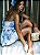 Vestido Floral Azul Curto com Lenço | Ayla - Imagem 4