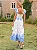 Vestido Midi Off-White e Azul Bordado | Antonella - Imagem 3