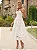 Vestido Midi Amélia Off-White em Laise Richelieu | Amélia - Imagem 1
