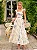 Vestido Midi Lavínia Floral Azul com Cinto| Lavinia - Imagem 1