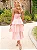 Vestido Midi Rosa Candy com Pedrarias | Celina - Imagem 3
