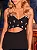 Vestido Midi Preto com Pedrarias | Evora - Imagem 2