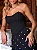 Conjunto Preto Corset e Saia Midi com Pedrarias | Chiara - Imagem 2