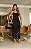 Conjunto Preto Corset e Saia Midi com Pedrarias | Chiara - Imagem 1