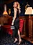 Vestido Midi Preto com Pedrarias Floraiss | Vittoria - Imagem 3