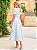 Vestido Midi Azul Candy em Renda Richelieu | Fiorella - Imagem 3