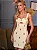 Vestido Curto Amarelo Manteiga com Pedrarias | Livia - Imagem 2