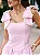 Vestido Lola Curto Rosa Candy com Pérolas - Imagem 2