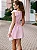 Vestido Lola Curto Rosa Candy com Pérolas - Imagem 3
