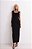 Vestido Midi Preto com Peplum | Celeste - Imagem 1