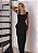 Vestido Midi Preto com Peplum | Celeste - Imagem 2