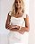 Vestido Midi Off white com Peplum | Celeste - Imagem 2