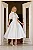 Vestido Midi Estelle em Zibeline com Capa de Renda | Estelle - Imagem 1