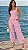 Conjunto em Laise Rosa com Corset e Calça Balão | Alana - Imagem 2
