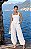 Conjunto em Laise Off White com Corset e Calça Balão | Alana - Imagem 1