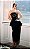 Conjunto Preto com Top Peplum em Paetê e Saia Midi | Alessia - Imagem 1