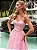 Vestido Midi Rosa Candy com Flores 3D | Delphine - Imagem 2