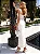 Conjunto Midi Off-White com Renda Chantilly | Solène - Imagem 3