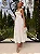 Vestido Midi Off-White em Tule com Flores 3D | Aurelie - Imagem 3