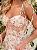 Vestido Midi Floral Bege com Renda Chantilly | Elisabetta - Imagem 2